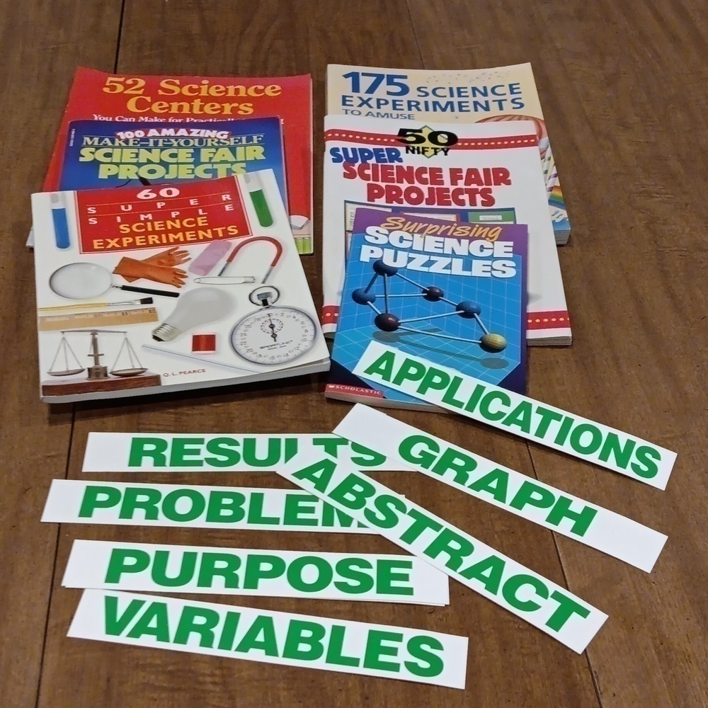 SCIENCE fair information. Is project books